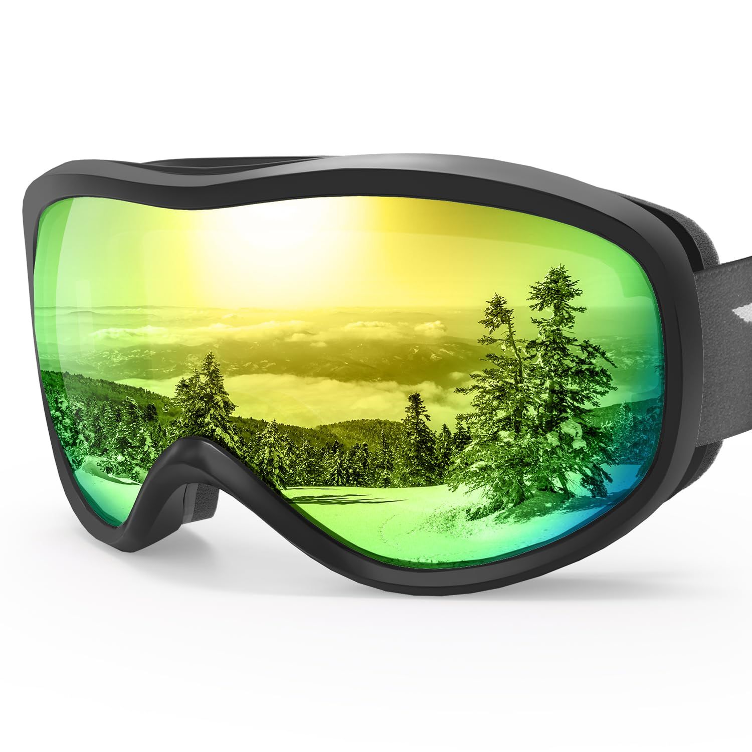 wolfyok outdoors] スキーゴーグル 曇り止め 【2024年新登場・OTG対応