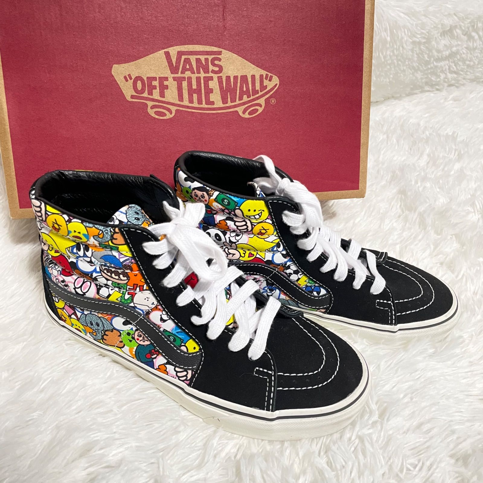 アトモス×VANSの初コラボスニーカー、定番モデルを絵文字