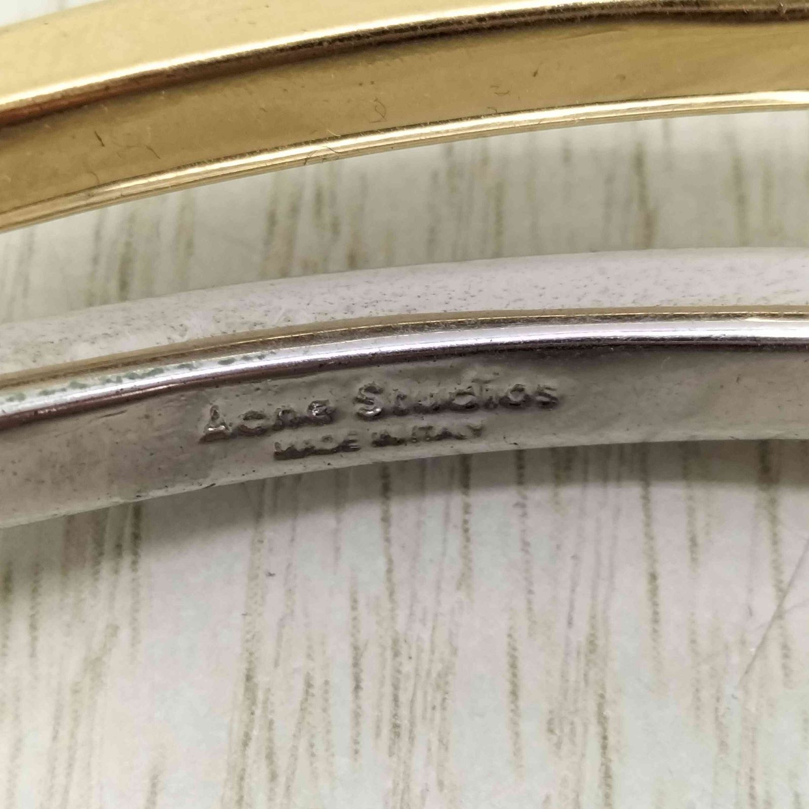 アクネストゥディオズ ACNE STUDIOS バイカラーバングル レディース