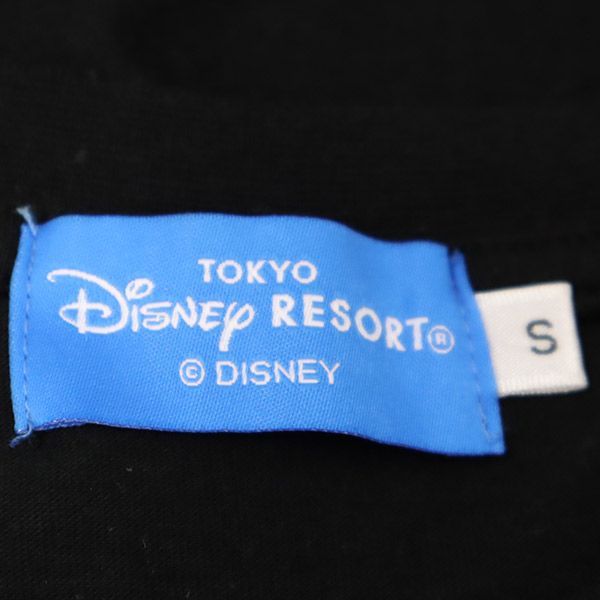 東京ディズニーリゾート ミッキーマウスプリント 半袖 Tシャツ S ブラック TOKYO Disney RESORT キャラクター メンズ 【中古】  【230605】 メール便可