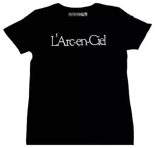 中古】Tシャツ(男性アイドル) L'Arc～en～Ciel ロゴTシャツ ブラック S