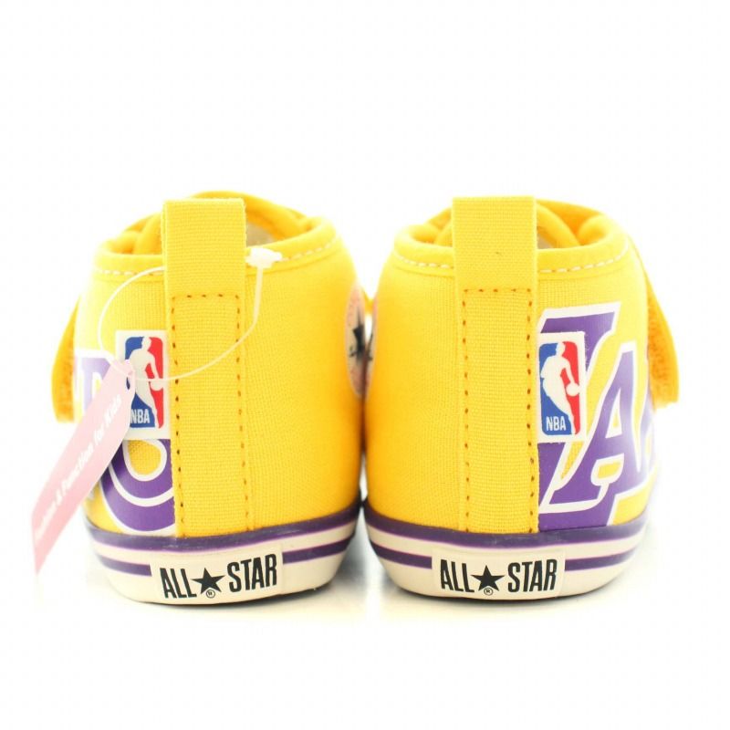 コンバース CONVERSE BABY ALL STAR N NBA V-1 ベイビー オールスター N NBA V-1 LAL ロサンゼルス  レイカーズ チャックテイラー スニーカー US5.5 12.5cm 黄色 イエロー 7SD651 /BB メルカリ