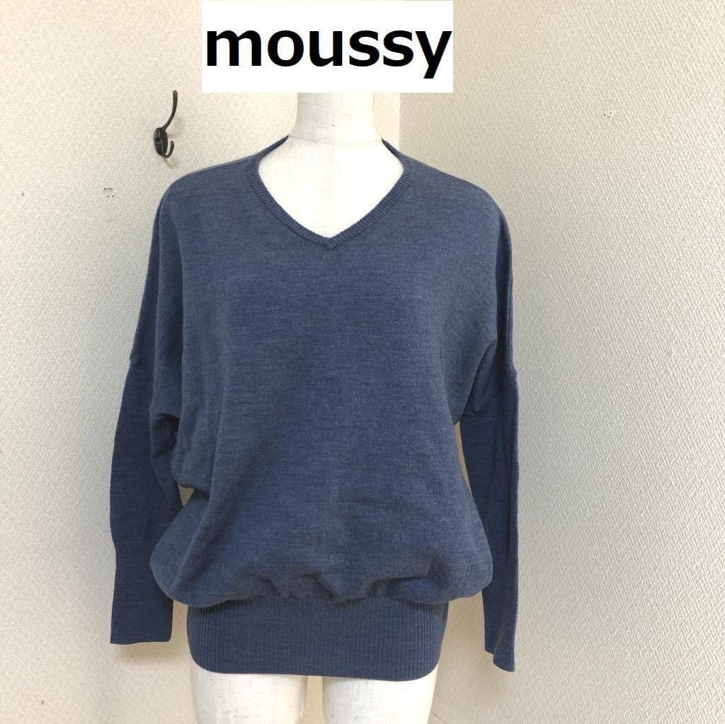 moussy マウジー レディース トップス ニット セーター 長袖 ウール100