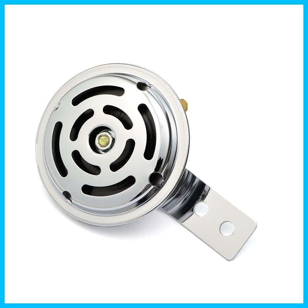 特価商品】96225 メッキ渦穴 取り付け穴φ6 φ70 12V ホーン バイク用