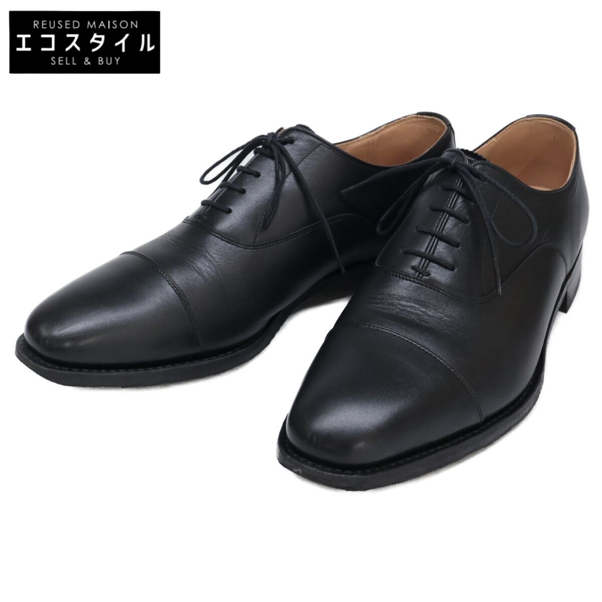 COMME CA MEN ◇ビジネスシューズ/レザー/ダークブラウン/サイズ