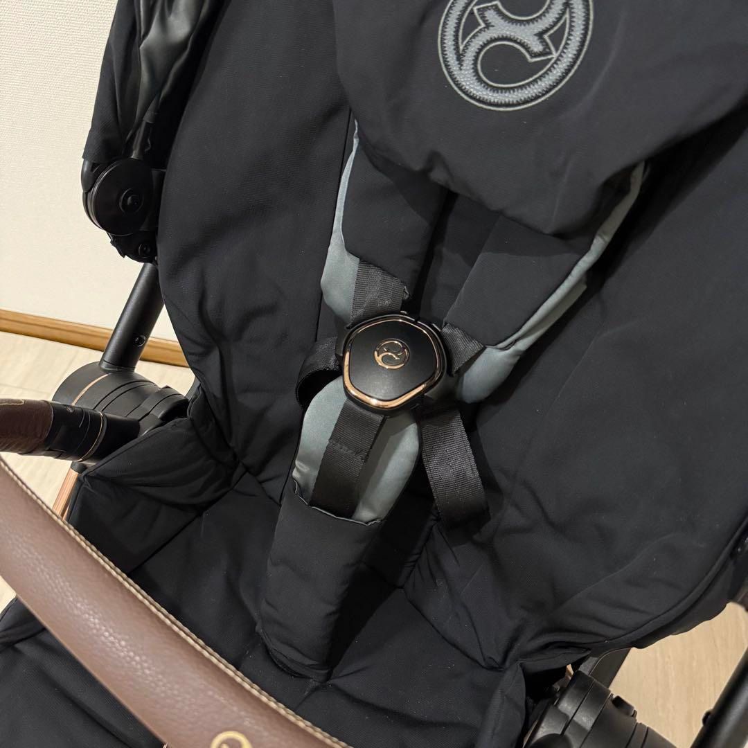 極美品 Cybex ミオス JP3 ローズゴールド ワンプルハーネス ベビーカー