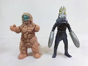 旧 ウルトラ怪獣シリーズ 怪獣 硬質 ソフビ バルタン星人 二代目