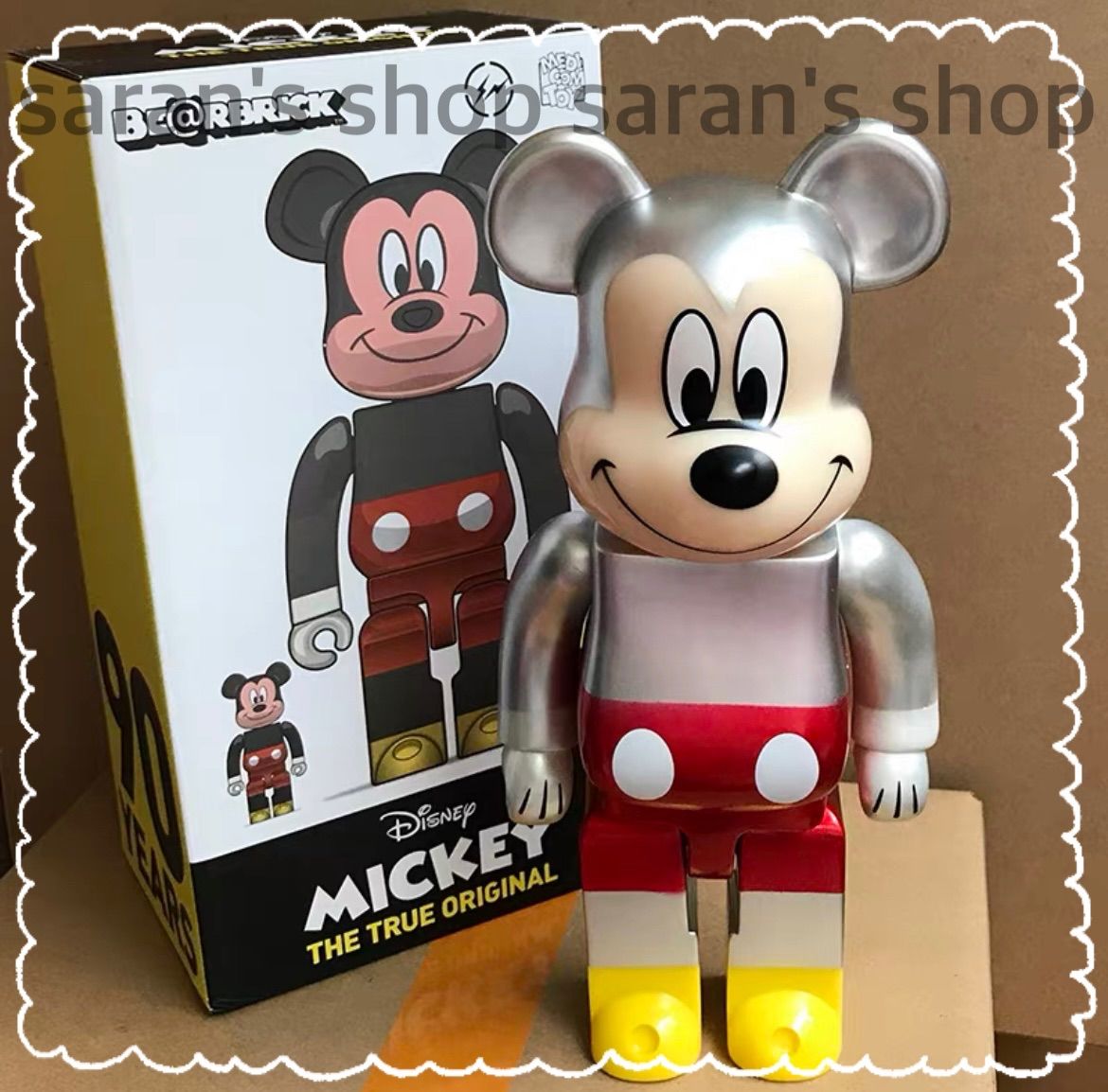 ベアブリック BE@RBRICK fragment MICKEY フラグメント ミッキー ミッキーマウス400% 28センチ - メルカリ