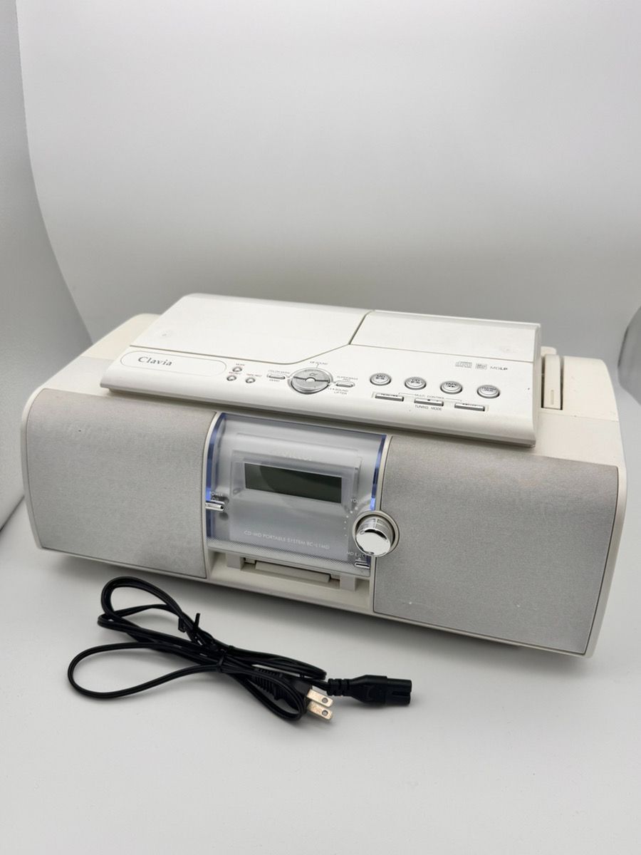 JVCケンウッド ビクター CD-MDポータブルシステム ホワイト RC