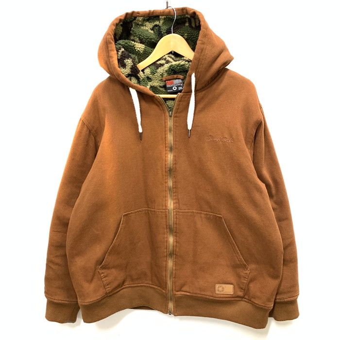 【品】SOUTHPOLE 裏ボアジャケット アウター ブランド 古着 サイズ：2XL カラー：ブラウン メンズ 【145-250420-gm-30-fuz】