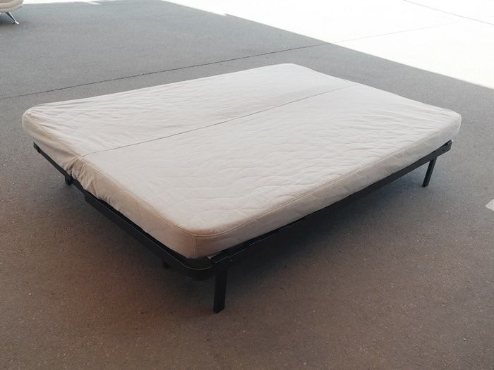 【中古】【一部地域送料無料】IKEA（イケア）　ソファベッド　３人掛けソファ　シングルベッド　簡易ベッド　F-RA-194-0528A