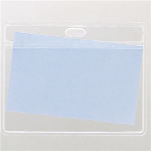 まとめ TANOSEE 名札用ケース チャックなし 1パック 10枚 ×10セット