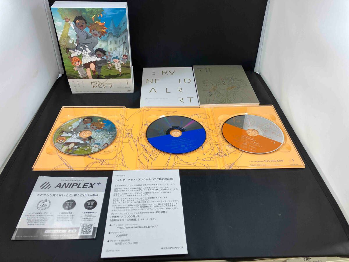 DVD 全3巻セット 約束のネバーランド 1~3(完全生産限定版) BOX ANIPLEX