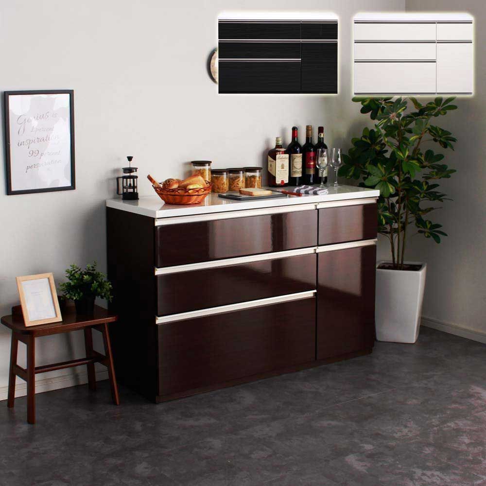 チェスト 130カウンター ホワイト