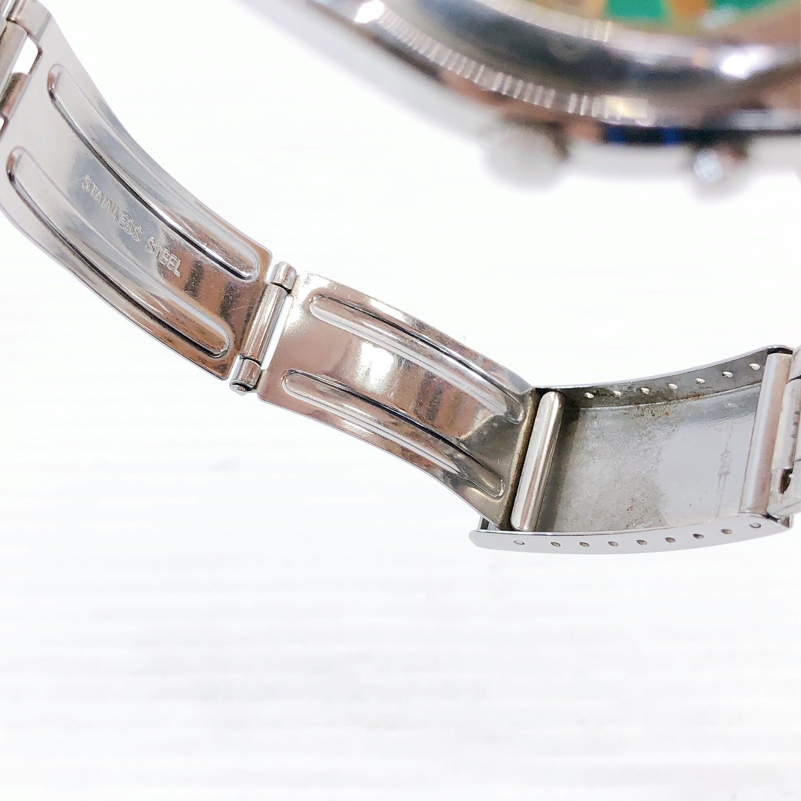 ORIENT オリエント スリースター クリスタル EM4J-C0 自動巻き ｸﾞﾘｰﾝ