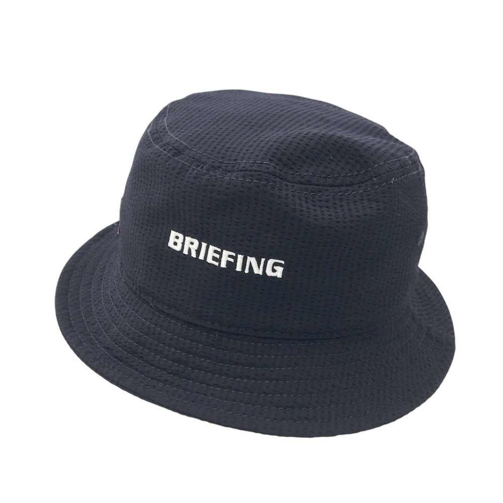 BRIEFING GOLF ブリーフィング バケットハット サッカー地 ネイビー系 L 240101514006 ゴルフウェア ストスト