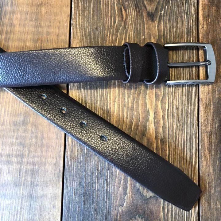 メルカリshops B 03 125cm メンズ ベルト 長さ調整可能 ビジネス カジュアル 革