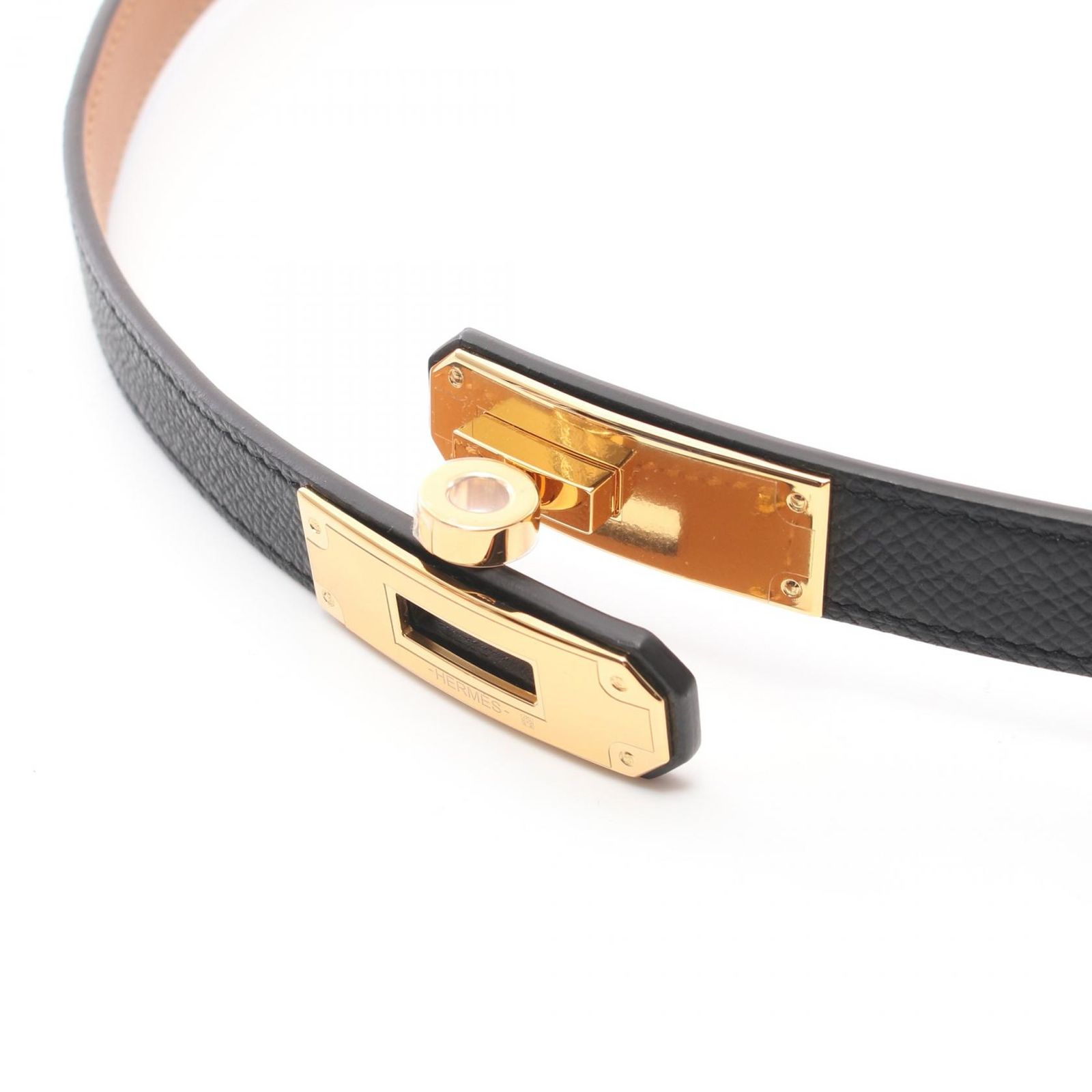 HERMES レディース ベルト ベルトのみ エトゥープ ブラック HERMES レディース ベルト ベルトのみ エトゥープ ブラック