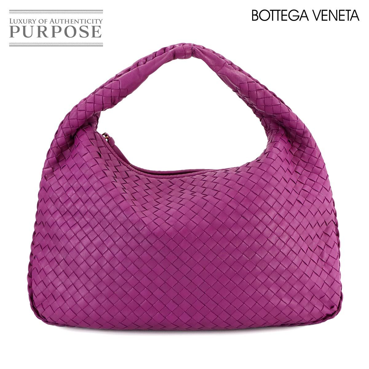 ✨極美品✨BOTTEGA VENETA ポーチ バタフライ　レザー パープル ✨極美品✨BOTTEGA VENETA ポーチ バタフライ レザー パープル
