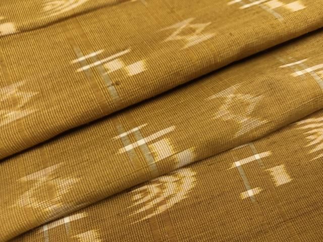 平和屋着物●本場琉球絣 紬 正絹 AABC4458ph