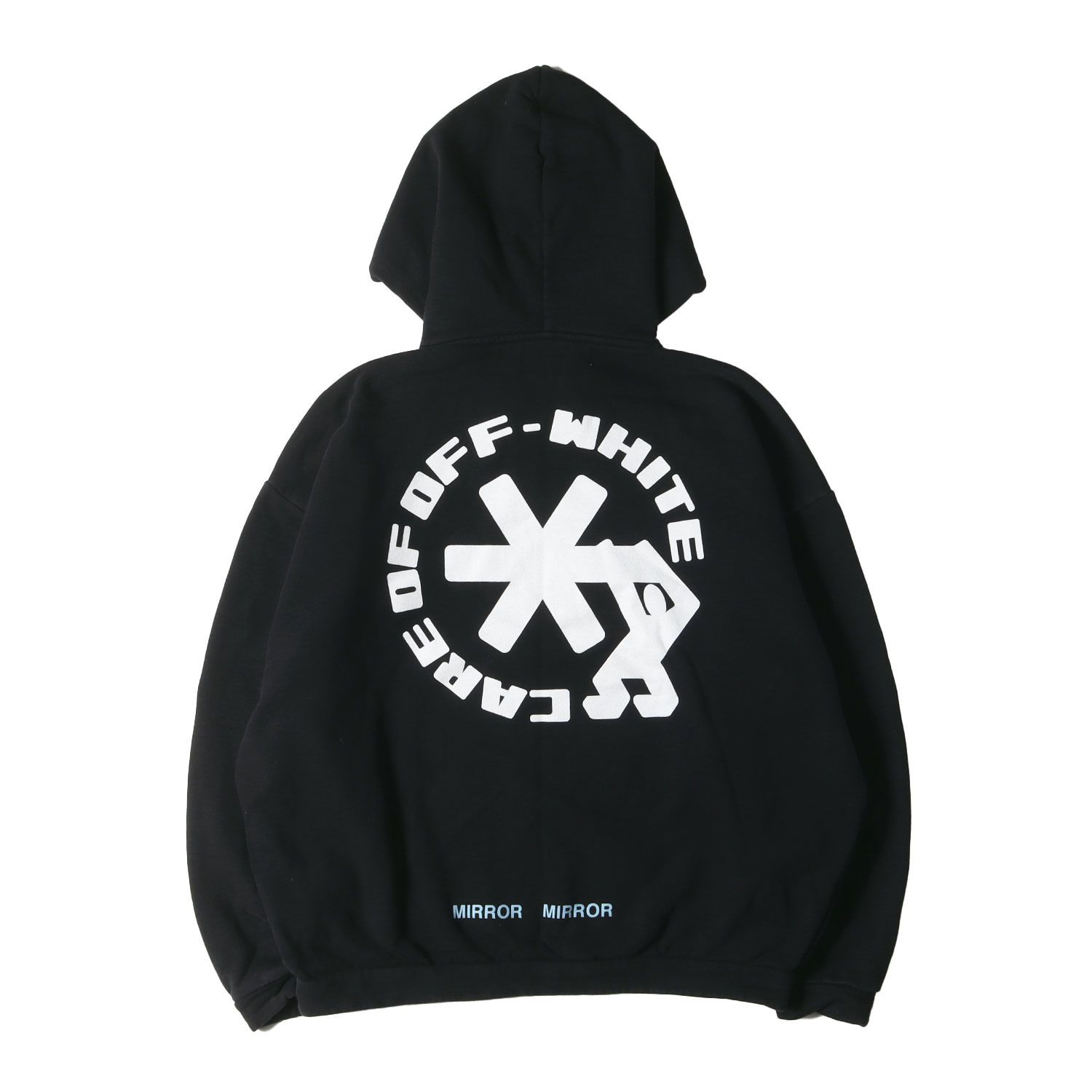 OFF WHITE オフホワイト パーカー ブラック XXLサイズ / マルチカラー 