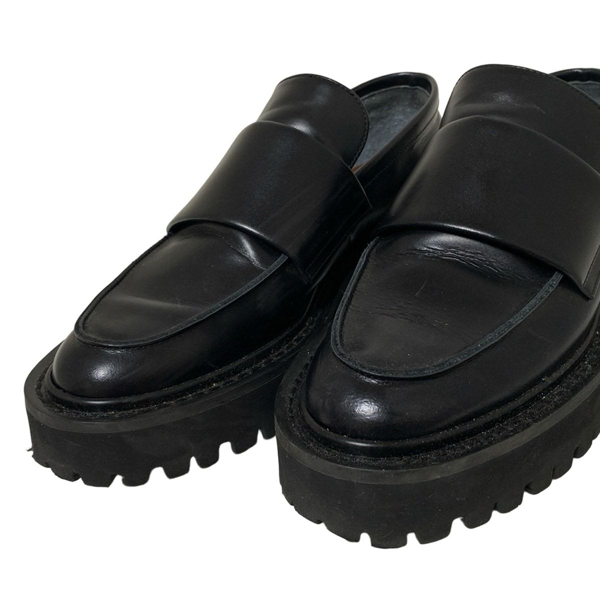MARW UNITED ARROWS 厚底 ローファー 黒 22.5 レザー MARW UNITED ARROWS＋ODETTE E ODILE＞ローファー