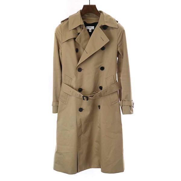 HYKEハイク15AWCOTTONBELTEDTRENCHCOATライナー付コットンベルテッド