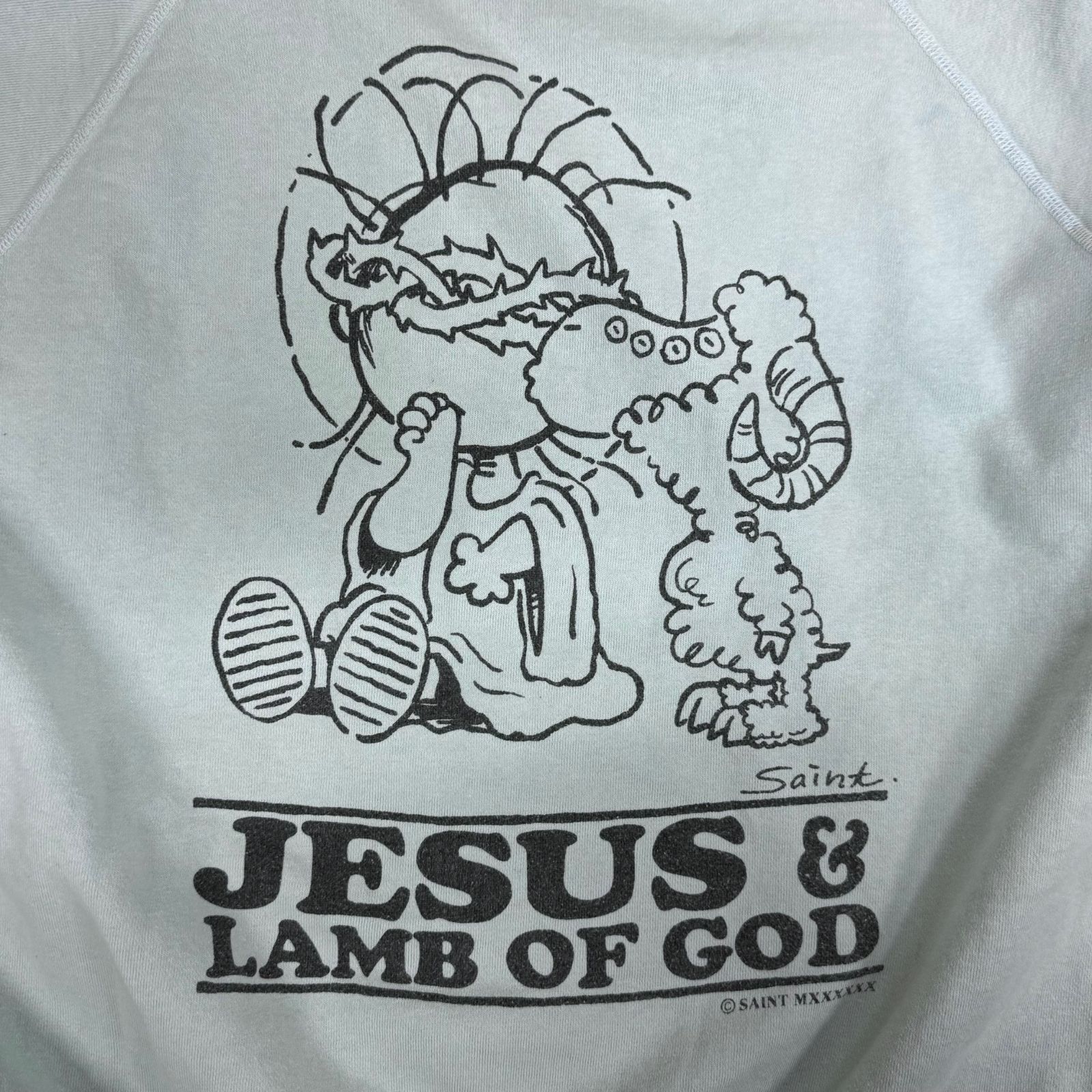 定価51700円 SAINT MICHAEL 23AW JESUS スウェット トレーナー SM-A23 