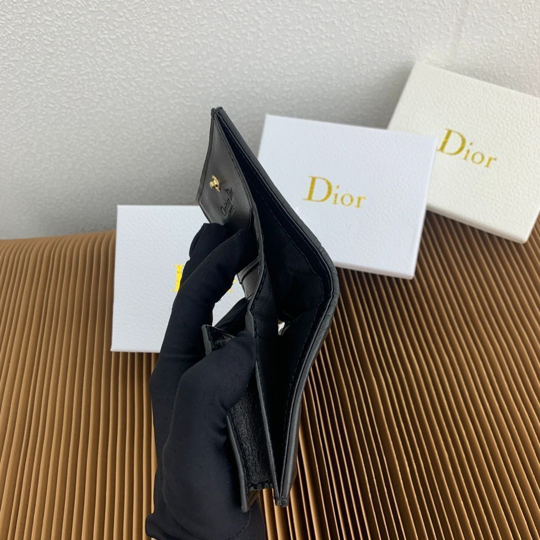 [DIOR]レディディオール チャーム 本日特価] ミニ レディディオール ウォレット グレーシープ
