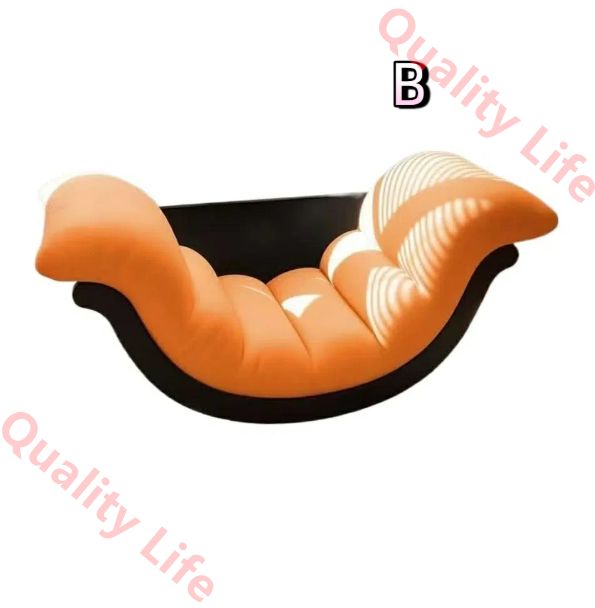 バナナボート形 家庭用 ロッキングチェア ラグジュアリーソファ 天然木 バルコニー リビング コンパクト シングル リクライニングチェア おしゃれ 兼用テーブル＆チェア MARWIL-DEMENAGEMENTS_CH