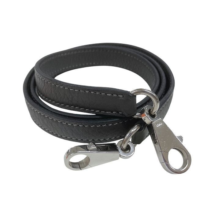 エルメス HERMES ショルダーストラップ バンドリエール トリヨンクレマンス レザー SV金具 バッグ アクセサリー ケリー ボリード 交換用 レディース メンズ グレー 正規品 mbq06004