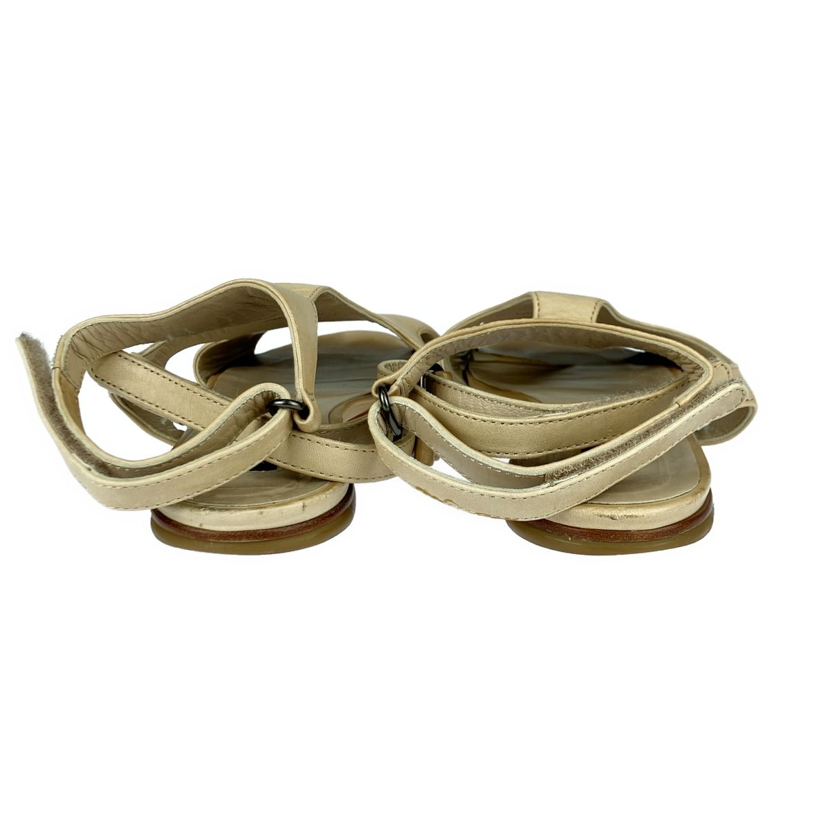 JIL SANDER ジルサンダー オープントゥストラップサンダル ベージュ 35 