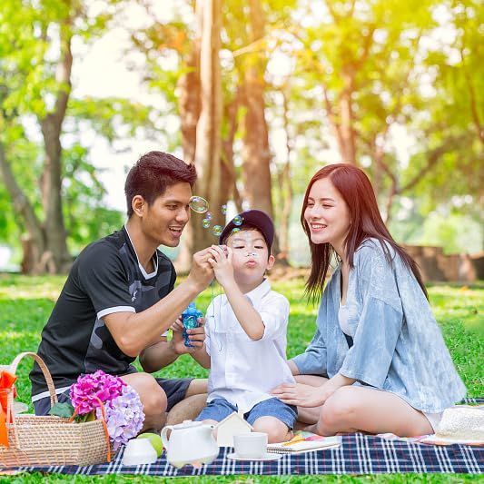 ピクニックマット 簡単収納 軽量 折り畳み 携帯便利 防水 運動会 キャンプ 遠足 レジャーシート 紺色