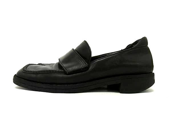 PRADA ブラックローファー37(24cm) Prada レザーローファー | ブラック | FARFETCH JP