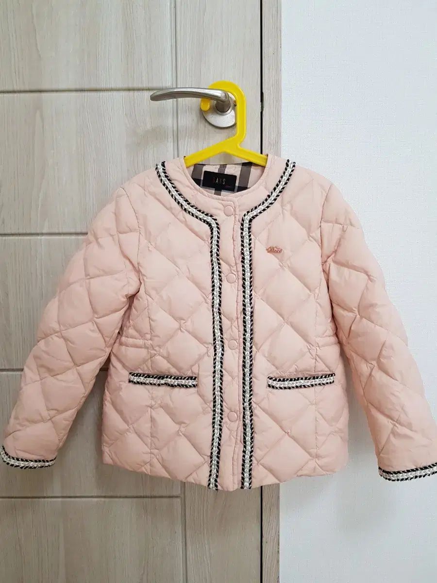 【雷市場（ポンジャン）商品韓国直送】 DAKS Little(ダックスキッズ) ツイード配色 軽量ダウン 130