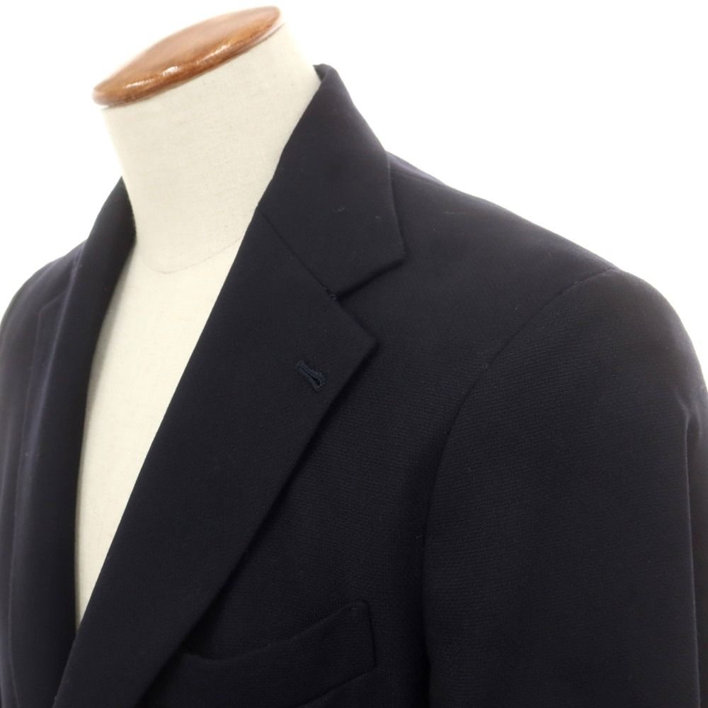中古】フィンジャック Finjack ウール テーラードジャケット ネイビー