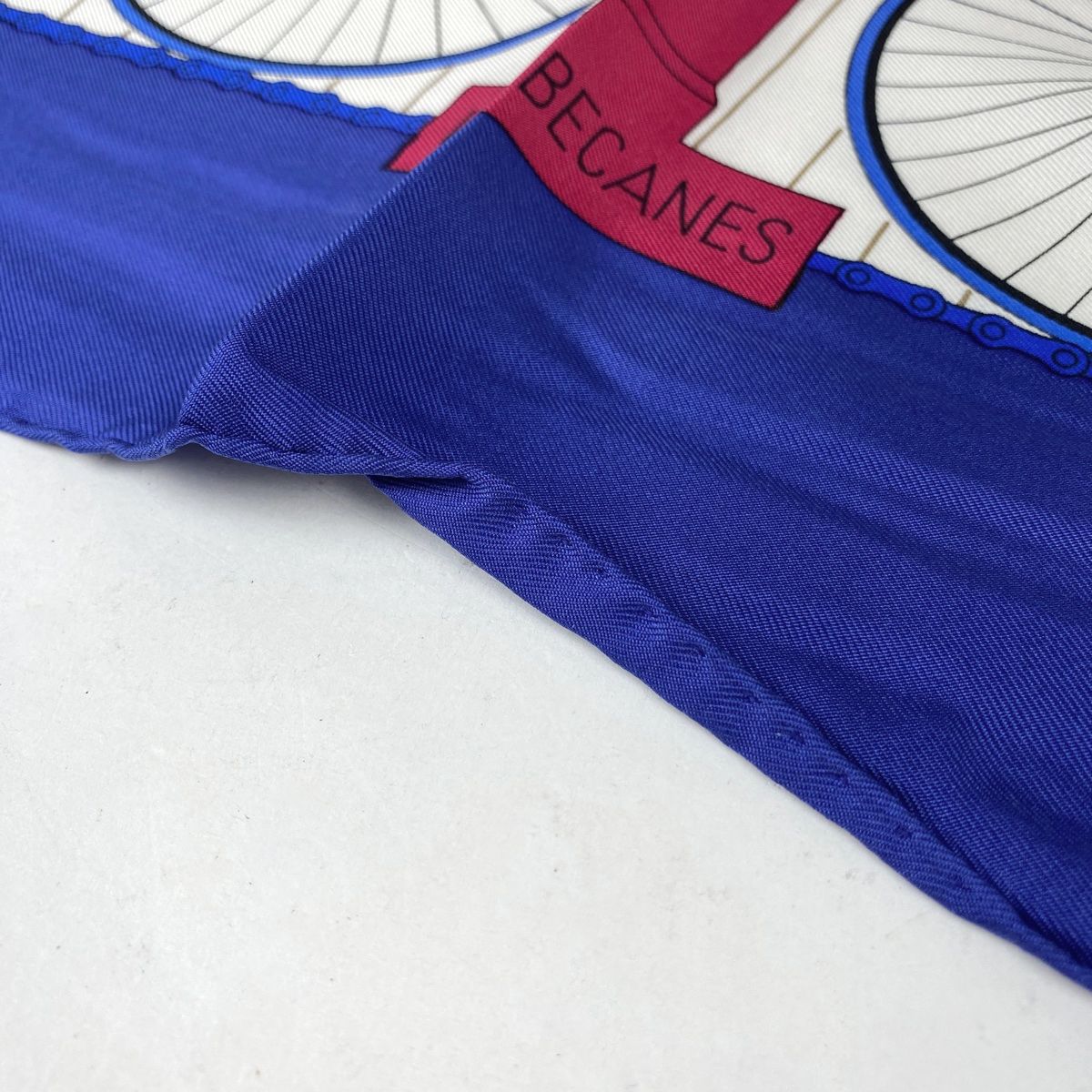 HERMESカレ90 LES BECANES 自転車 スカーフ シルク100% エルメス HERMES カレ 90 LES BECANES 自転車 スカーフ スカーフ