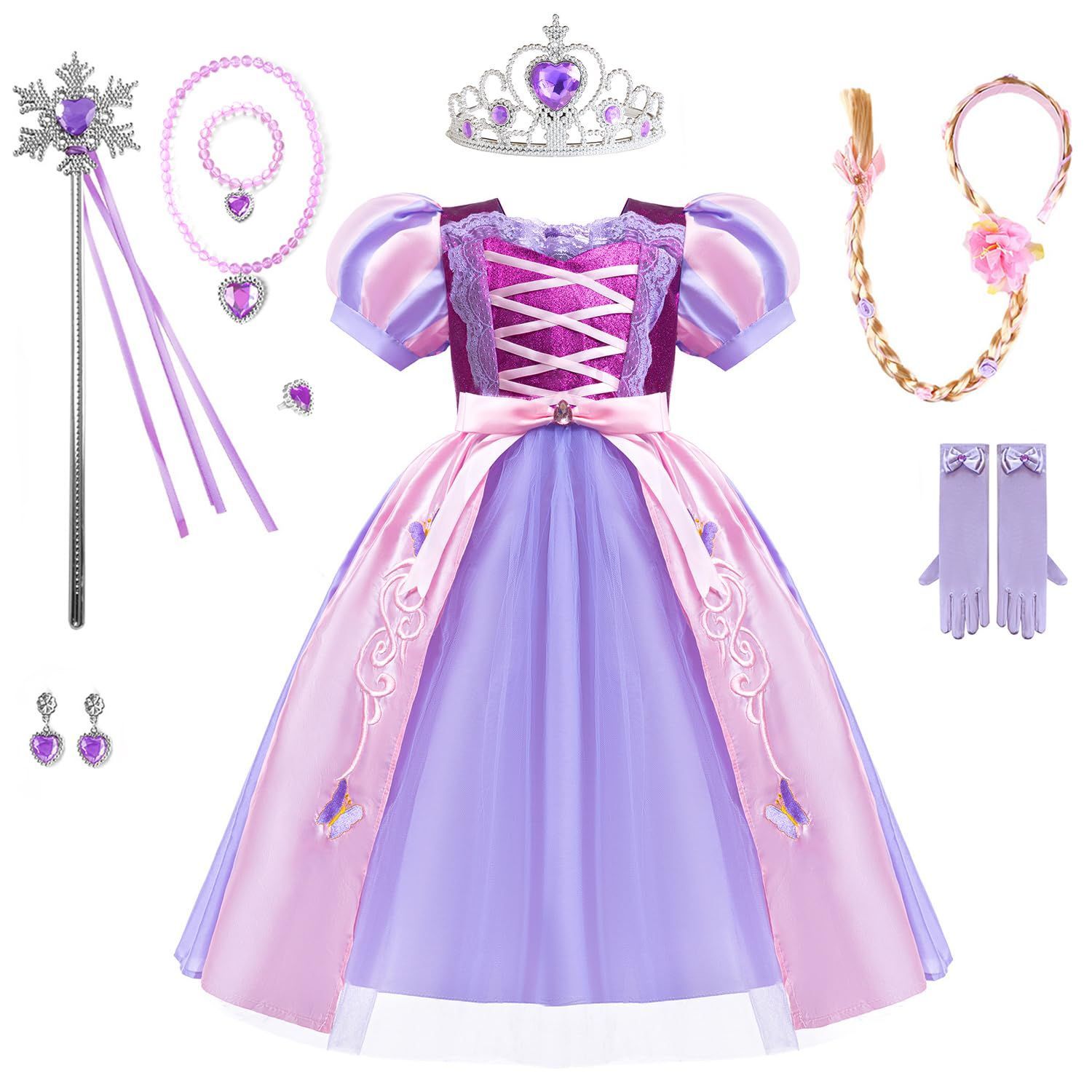 アベイル ディズニー 塔の上の ラプンツェル コラボ ドレス Mサイズ