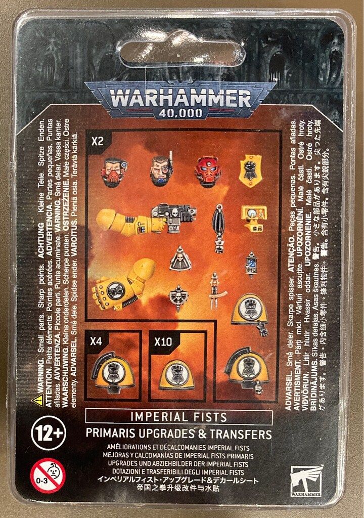 GAMES WORKSHOP WARHAMMER40000 プライマリスアップグレードu0026デカールシート PRIMARIS UPGRADE u0026 TRANSFER