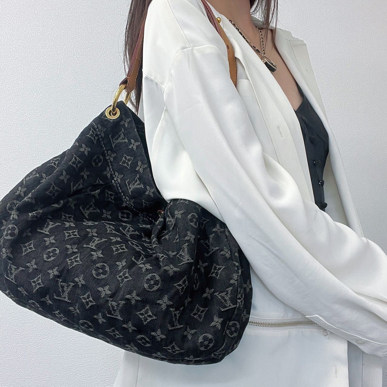 LOUIS VUITTON ルイヴィトン M40494 モノグラムデニム デイリー PM ショルダーバッグ レディース【中古商品】Shoulder  bag HIBUOCHI VINTAGE - メルカリ