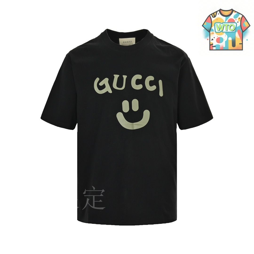 今日特価】Gucci グッチ 22ss スマイリープリント半袖 T シャツ