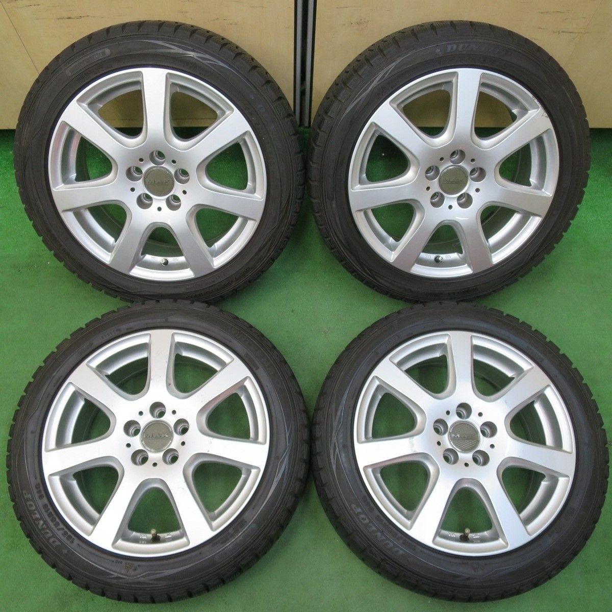 BROOKアルミホイール16インチ6.5J+53 PCD114.3-5穴タイヤ付 楽天