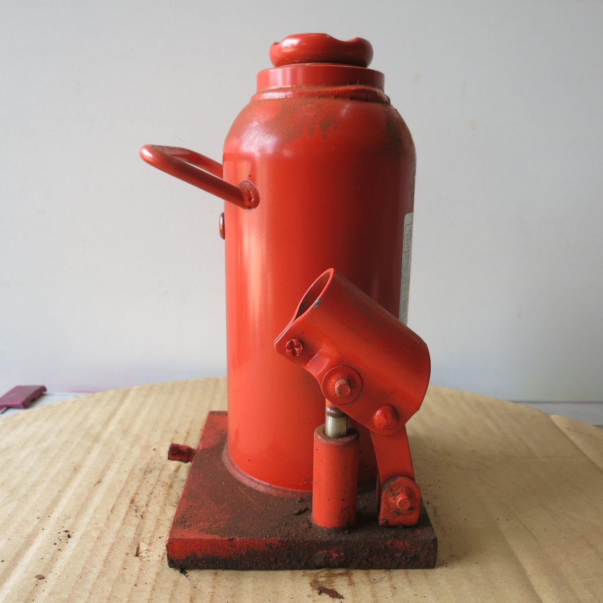 送料無料 ◆マサダ 油圧 ジャッキ HP-15N 工具 15TON 15ton 15トン 15000kg 油圧式 オイル だるま ダルマ 車載 自動車 点検 整備④◆