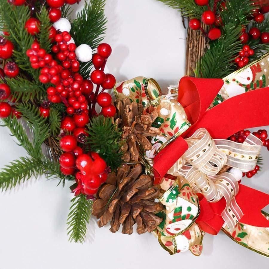 クリスマスリース 壁飾り