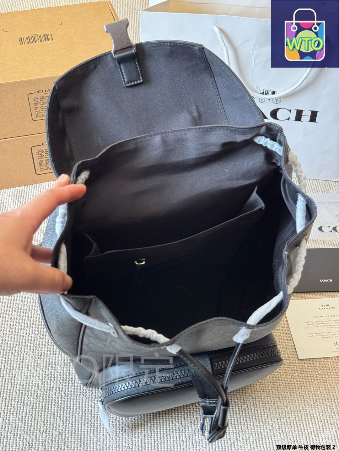 今日特価】Coach Hudson Men's Backpack New Color - クーチ