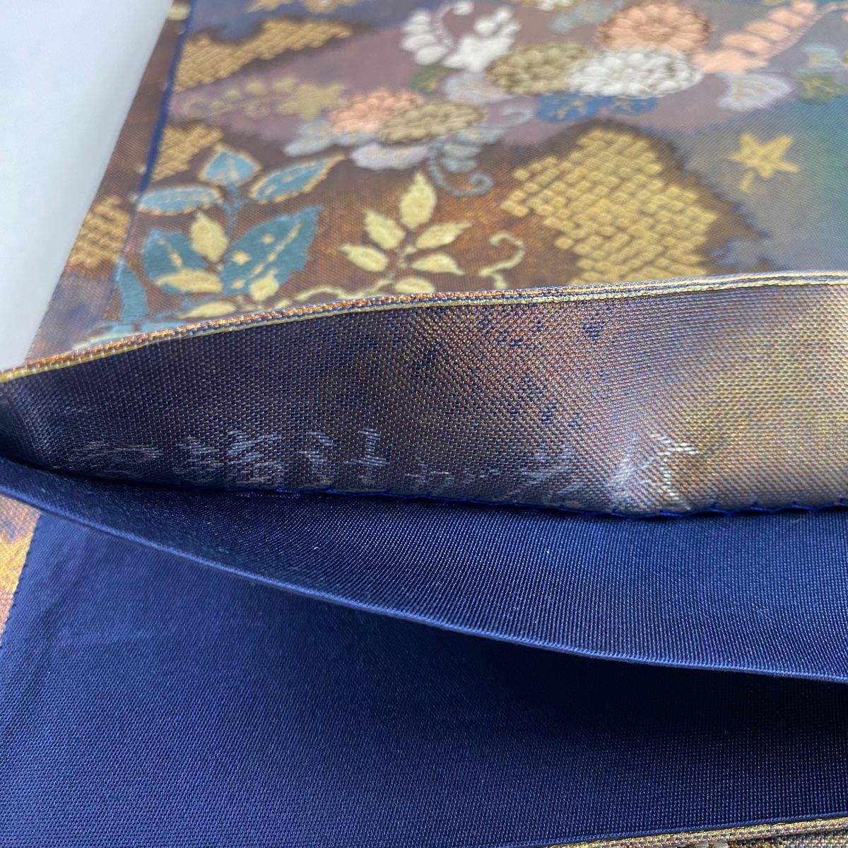 M297 染分青海辻が花　六通　正絹　袋帯　美品 M297 染分青海辻が花 六通 正絹 袋帯 美品 楽天市場】袋帯 美品