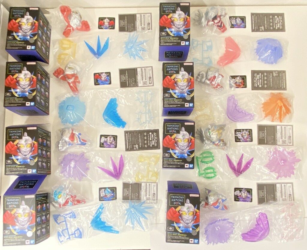 バンダイ TAMASHII NATIONS BOX ウルトラマン ARTlized -進め銀河の果てまでも- ノーマル全8種セット