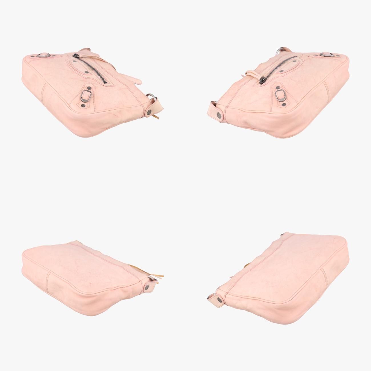 バレンシアガBalenciagaジャイアントヒップピンクラムスキン
