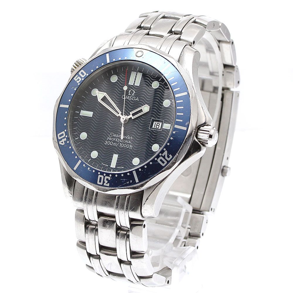 オメガ OMEGA 2541.80 シーマスター300 デイト クォーツ メンズ_906226