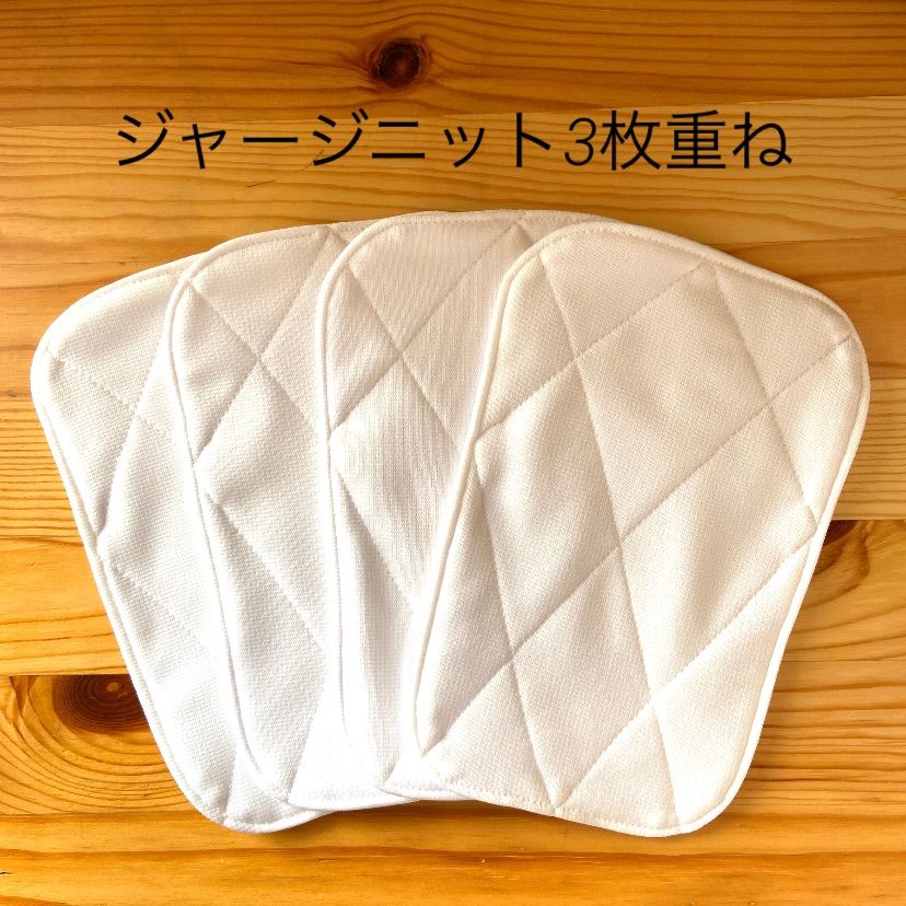ジャージーニット4層　膝当て10枚、尻あて10枚セット ニット 生地 野球 膝当て 縫いやすい ほつれない 丸まらない